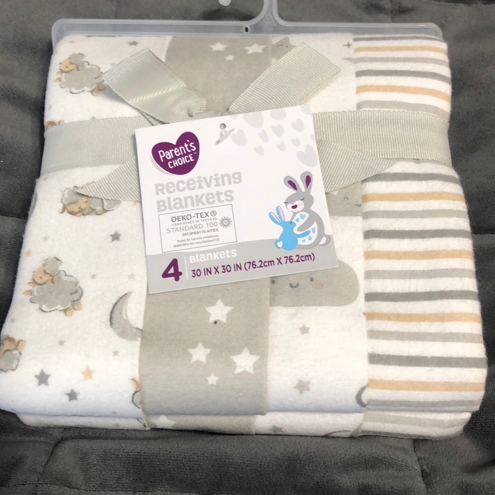 NWT baby recieving blankets